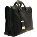Womens Black Gaitier Exotic Stab Stitch Large Tote Bag