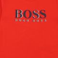 Toddler Red Layered Logo L/s T Shirt 45523 by BOSS from Hurleys