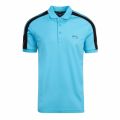 Athleisure Mens Turquoise Paule 1 Slim Fit S/s Polo Shirt 74434 by BOSS from Hurleys