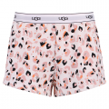 Womens Cream Leopard Albin Lounge Shorts 107801 by UGG from Hurleys