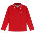 Boys Pop Red Tipped L/s Polo Shirt 28418 by BOSS from Hurleys