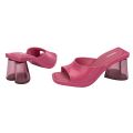 Womens Pink Candy Heart Heel Mules 110873 by Melissa from Hurleys