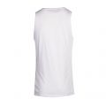 Mens Off White Big Logo Beach Tank Top 37716 by BOSS from Hurleys