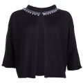 Womens Black Embellished Cardigan 67826 by Armani Jeans from Hurleys