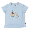 Baby Pale Blue Zebra Trolley S/s T Shirt 107419 by Paul Smith Junior from Hurleys
