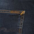 Mens Crosshatch Worn-In Wash Grim Tim Slim Fit Jeans