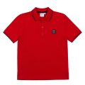 Boys Red Tipped Badge S/s Polo Shirt 92940 by BOSS from Hurleys