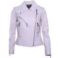 Womens Amethyst Gaverpin Leather Jacket 27280 by Barbour International from Hurleys