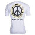 Mens White Small Peace Regular S/s T Shirt 15595 by Love Moschino from Hurleys