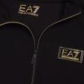 Mens Black Gold Label Hooded Zip Through Sweat Top 77461 by EA7 from Hurleys