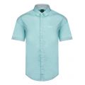 Athleisure Mens Green Biadia_R S/s Shirt 42542 by BOSS from Hurleys