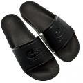 Mens Black Agua Copa Slide Sandals 60492 by Cruyff from Hurleys