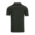 Mens Forest Green Tipped Regular Fit S/s Polo Shirt