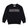 Boys Black Silver Toy Sweat Top 101263 by Moschino from Hurleys
