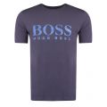 Mens Dark Blue Big Logo Urban S/s T Shirt 31889 by BOSS from Hurleys
