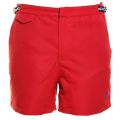 Mens Deep Red Classic Swim Shorts 35426 by Fred Perry from Hurleys