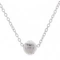 Womens Silver & Crystal Allya Pendant Necklace