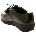 Womens Black Patent Classic Tassel Superoxford Shoes 15484 by FitFlop from Hurleys