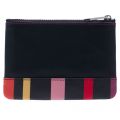 Womens Navy Stripe Zip Around Purse 20116 by PS Paul Smith from Hurleys