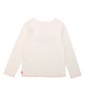 Girls Pale Pink Embellished Logo L/s T Shirt 78512 by Billieblush from Hurleys
