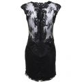 Womens Black Perla Dress 19015 by Forever Unique from Hurleys