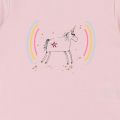 Baby Pink Unicorn Rainbow L/s T Shirt 45387 by Billieblush from Hurleys