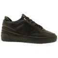 Mens Black Leather Omega Low Trainers 17259 by Android Homme from Hurleys