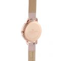 Womens Dusty Pink/Blush/Rose Gold Sunlight Florals Leather Watch 59455 by Olivia Burton from Hurleys