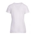Womens White The Slim Tee Patch S/s T Shirt 88313 by HUGO from Hurleys