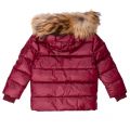 Kids Burgundy Authentic L Fur Matte Jacket (2y-6y) 13898 by Pyrenex from Hurleys