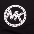 Womens Black Stud Circle Logo S/s T Shirt 96857 by Michael Kors from Hurleys