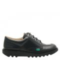 Youth Black Kick Lo Shoes (3-6) 66296 by Kickers from Hurleys