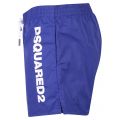 Mens Blue/White Branded Leg Swim Shorts 107013 by Dsquared2 from Hurleys