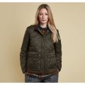 Heritage Womens Olive Niddd Quilted Jacket 12518 by Barbour from Hurleys