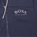 Athleisure Mens Navy Saggy Hooded Zip Through Sweat Top 55056 by BOSS from Hurleys
