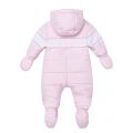 Baby Pale Pink Branded Snowsuit 93294 by BOSS from Hurleys