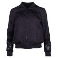 Womens Black Francisco Jacquard Bomber Jacket 70778 by French Connection from Hurleys