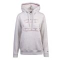 Womens Pale Grey Essential Logo Hoodie 52851 by Tommy Jeans from Hurleys