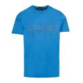 Athleisure Mens Blue Tee Raised Logo S/s T Shirt 44764 by BOSS from Hurleys