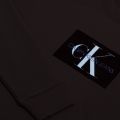 Womens CK Black Monogram Flocked Logo Sweat Top 34668 by Calvin Klein from Hurleys