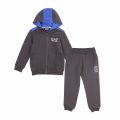 Boys Navy Branded Hooded Zip Tracksuit 48188 by EA7 from Hurleys