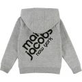 Boys Grey Branded Hooded Zip Sweat Top 28527 by Marc Jacobs from Hurleys