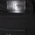 Womens Black J18 Studded Pocket Slim Fit Jeans 72978 by Armani Jeans from Hurleys