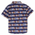 Boys Blue Toy Logo S/s Shirt 36117 by Moschino from Hurleys
