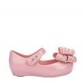 Girls Pink Mini Ultragirl Bow Shoes (4-9) 110898 by Mini Melissa from Hurleys