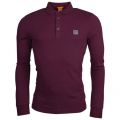 Mens Open Red Paulyn L/s Polo Shirt 13007 by BOSS from Hurleys