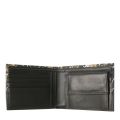 Mens Black/Gold Logo Couture Saffiano Wallet 110778 by Versace Jeans Couture from Hurleys