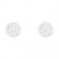 Womens Silver & White Eisley Studs 66775 by Ted Baker from Hurleys
