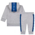 Toddler Grey Marl Logo Trim Hood Tracksuit 104820 by BOSS from Hurleys