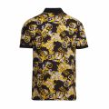 Mens Black Baroque Print S/s Polo Shirt 75714 by Versace Jeans Couture from Hurleys